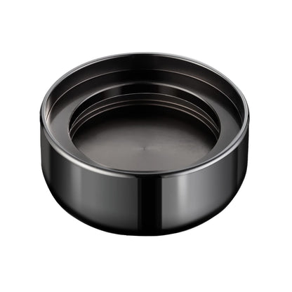 Faveaux Tealight Candle Holder Black Tea Candle Holder Cylinder Glass for Standard Tea Light Birthday Party Table DIY Decor Pack of 4, Black Nickel Base+Black Glass