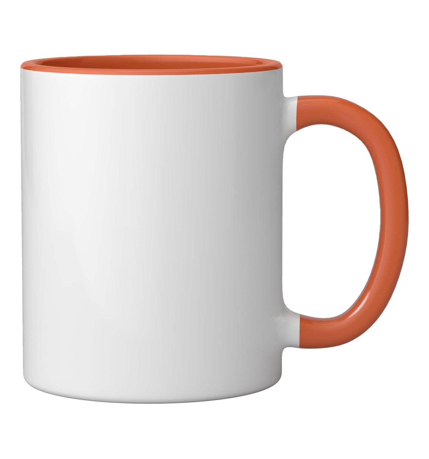 My Jack Russell Terrier Rides Shotgun Dog Halloween Costume Ceramic Mug, Orange/White