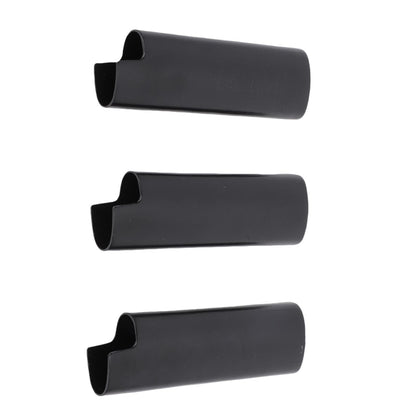 AYNEFY 3PCS Metal Lighter Case – Zinc Alloy Protective Sleeve for Lighters, Travel-Friendly Lighter Holder for Bar, Party & Gifts, Stylish Black Lighter Accessory (Pack of 3)