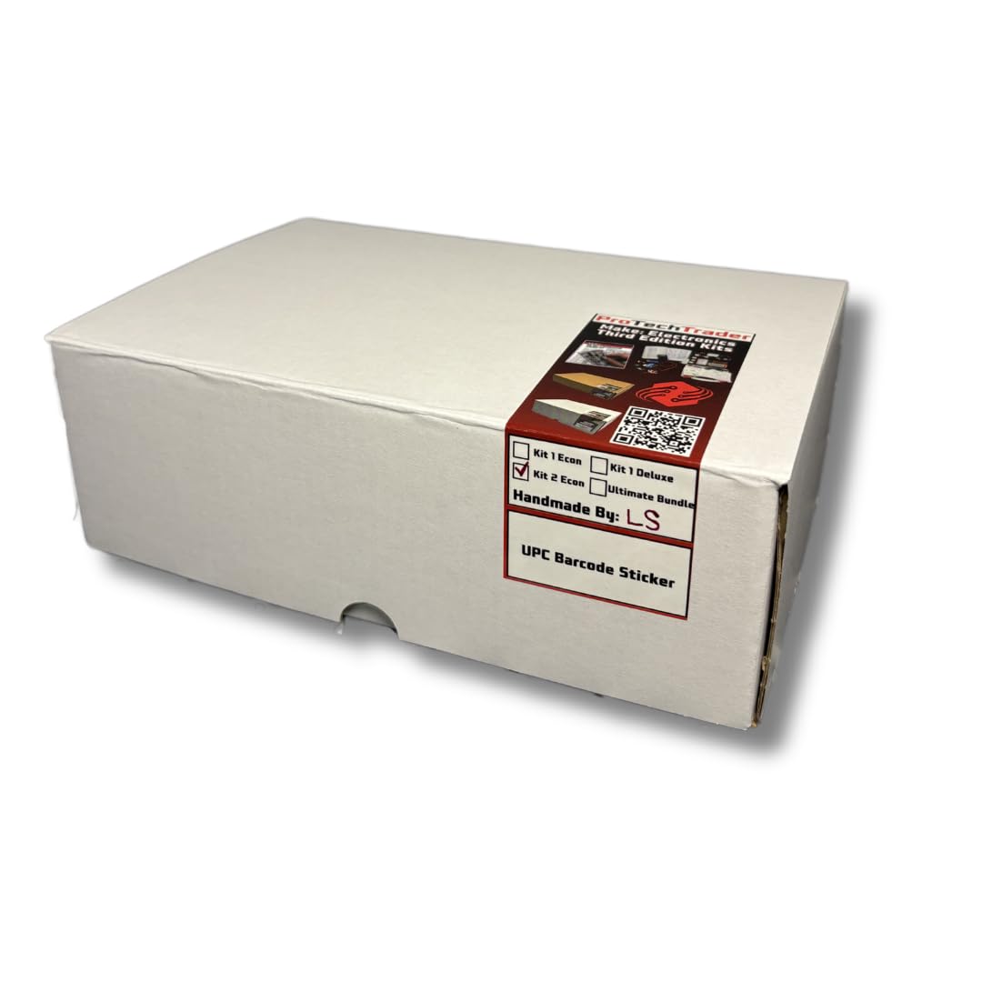 Make: Electronics Third Ed Kit 2 Economy - Beginner, Intermediate, & Advanced (Teen - Adult) Component Pack that Follows The Experiments in Make: Electronics 3rd Ed by Charles Platt