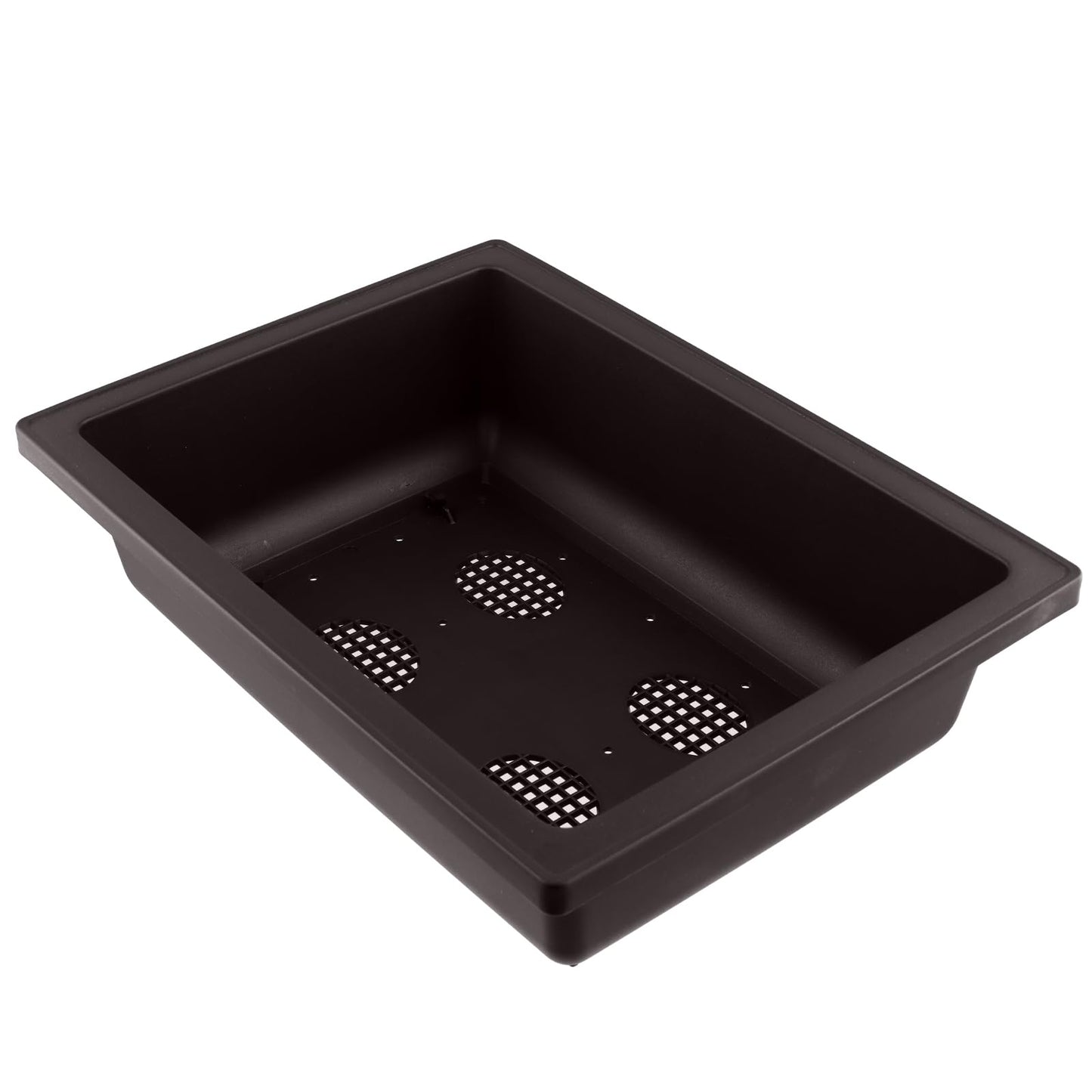 TAICHEUT 3 PCS 14 Inches Plastic Bonsai Training Pots, Rectangular Bonsai Tree Pots with Trays, Large Plastic Bonsai Container for Indoor, Outdoor