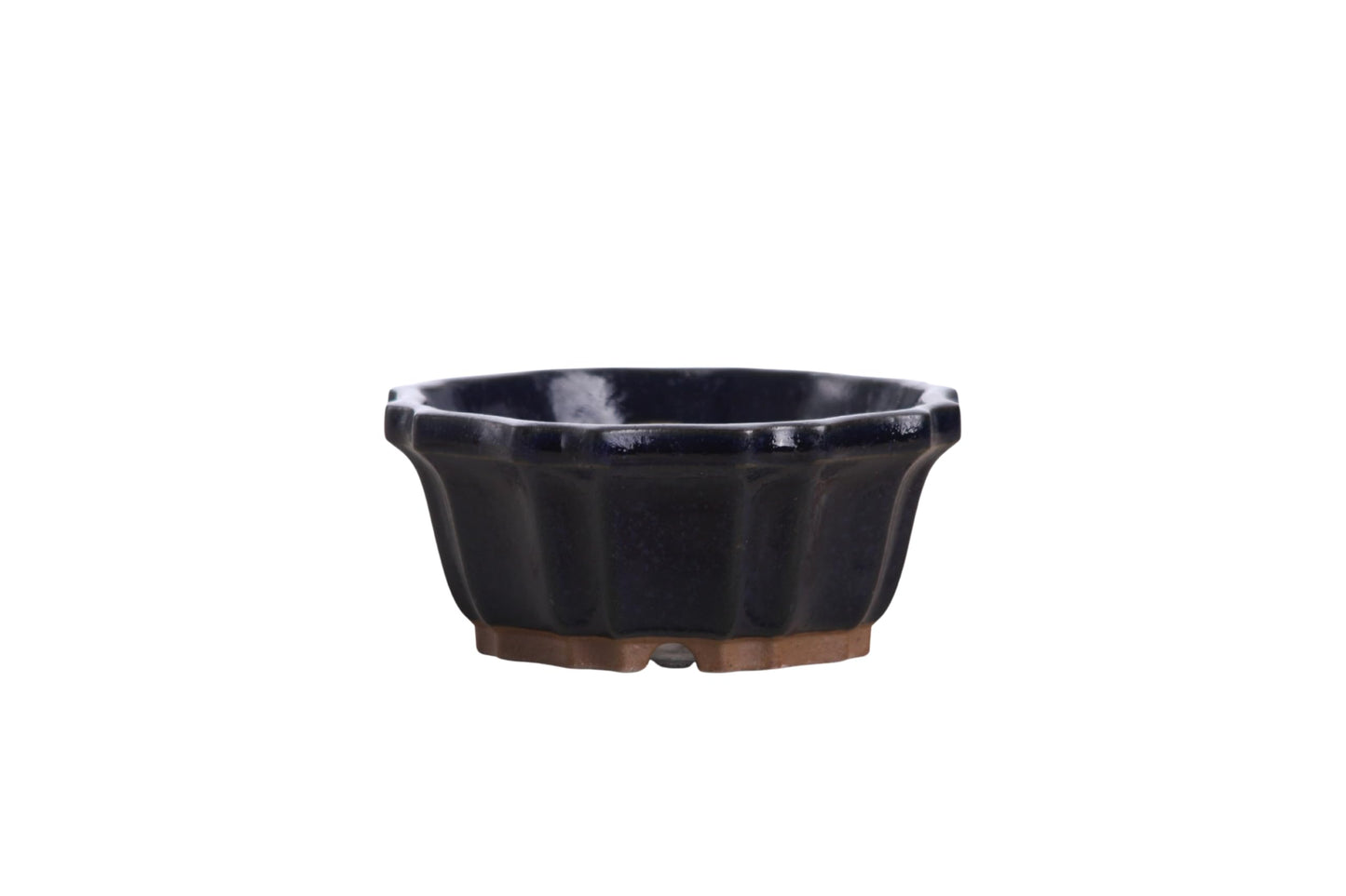 Willow Bonsai Ceramics Flower Design Bonsai Pot 4.5 Inch – Elegant Ceramic Bonsai & Succulent Planter, High‑Fired Frost‑Proof Stoneware with Drainage & Wiring Holes, Handmade in USA (Ruri)