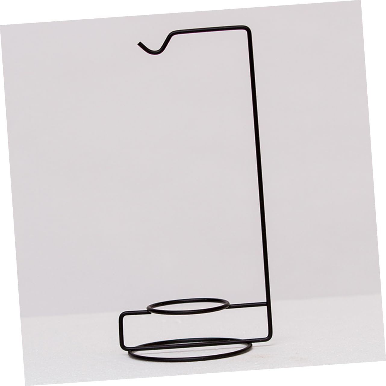 HAKIDZEL 5pcs Micro-Landscape Hydroponics Display Stand Glass Iron Plant Hanger Indoor Terrarium Decor