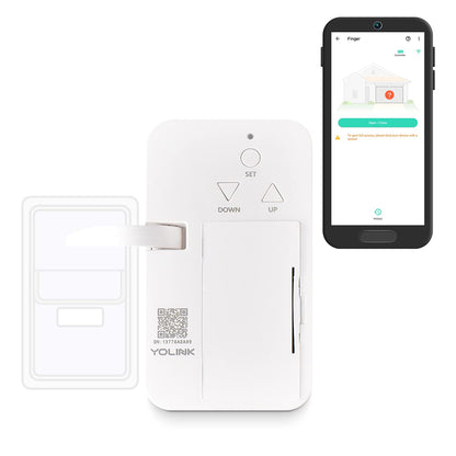 YoLink Smart Garage Door Solution Kit - Convert Any Garage Door to Smart in Seconds! Battery-Powered, No-Wires, No-Tools Super-Easy Installation. Compatible with Alexa & IFTTT