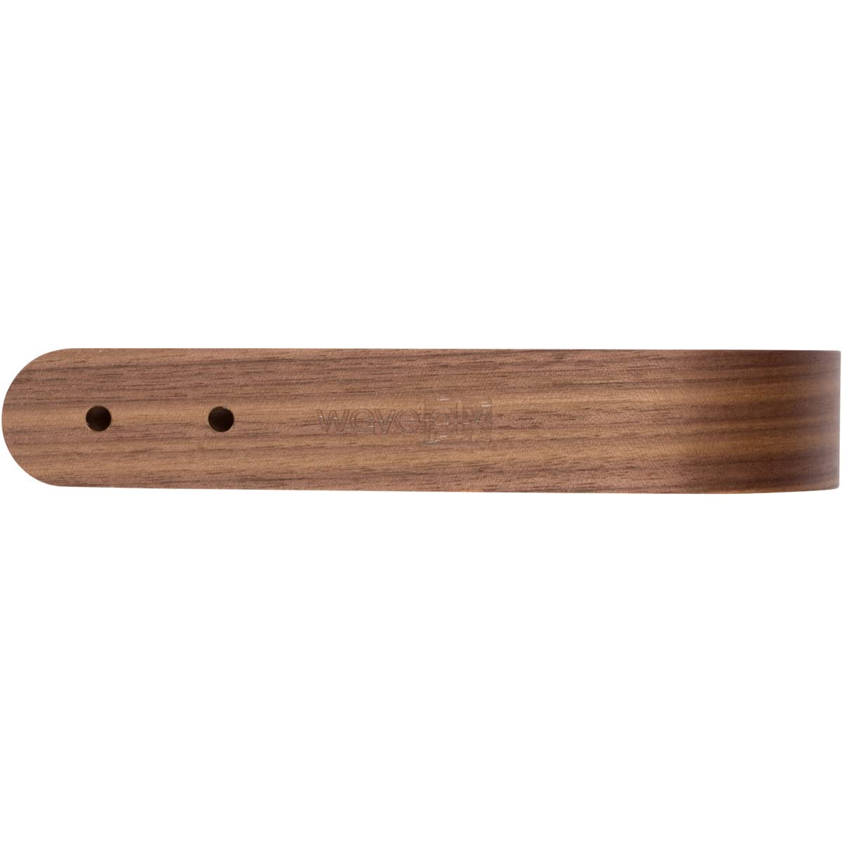 2 x Waveply Wood Curtain Holdbacks Plywood Drapery U Shaped Hook Tiebacks for Wall (Walnut)