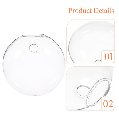 Ciieeo 4pcs Unique Hydroponic Vase Wall Planter Glass Terrarium Jar Modern Vase for Indoor Plants Wall Decor
