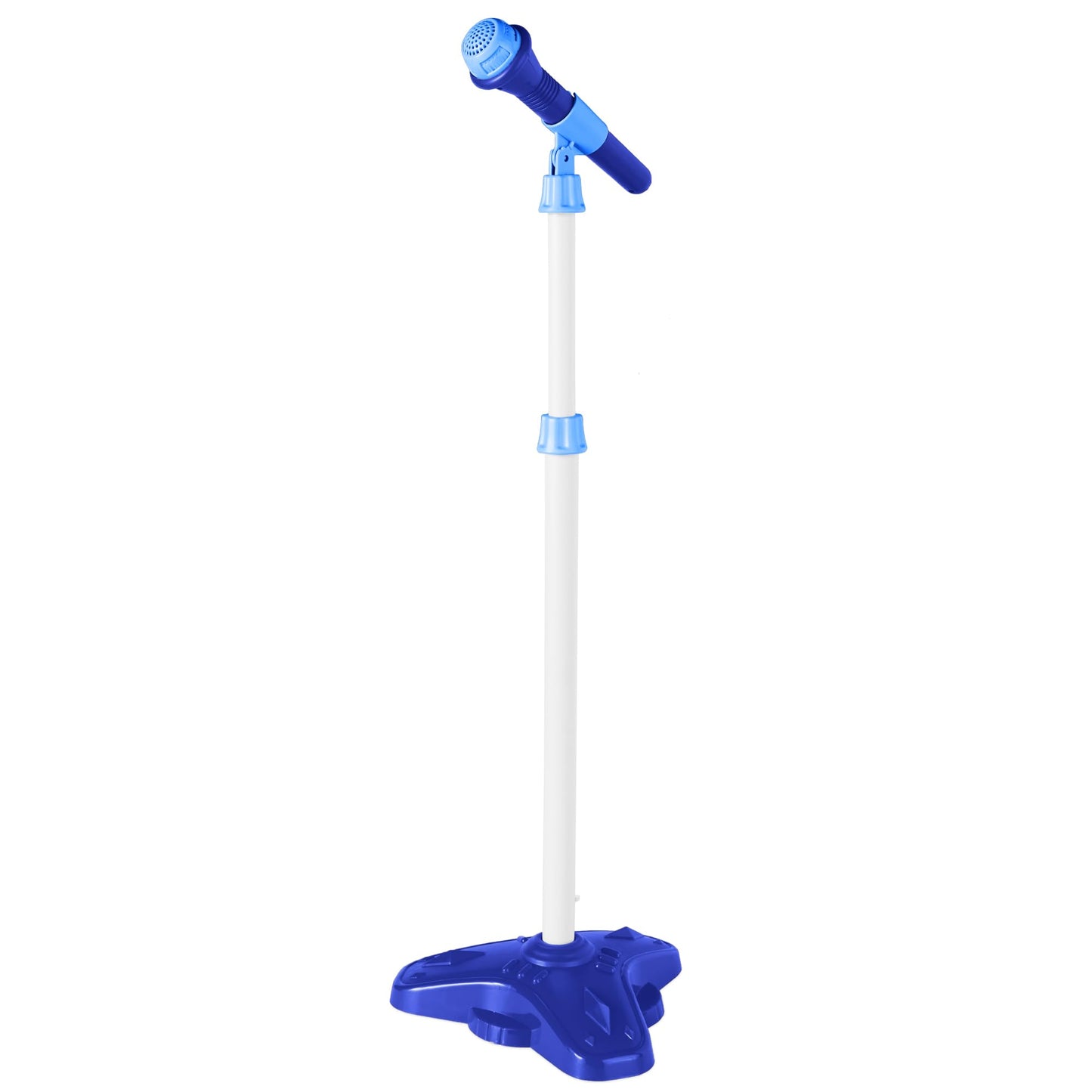 Best Choice Products Kids Electric Musical Guitar Play Set, Toy Guitar Starter Kit Bundle w/ 6 Demo Songs, Whammy Bar, Microphone, Amp, AUX, 2 Sticker Sheets - Blue