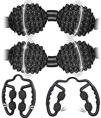 Shadowfit Muscle Massager Roller, Trigger Point Foam Roller for Calves, Legs, Arms, Shin Splints, Massage Tool to Relieve Soreness, Stiffness, and Tight Muscles, Cellulite and Deep Tissue