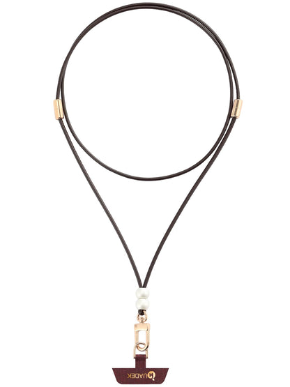 HUADEK 2-in-1 Utility Lanyard phone strap wrist strap-Leather
