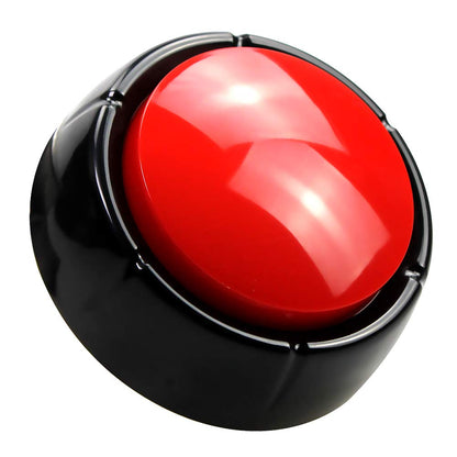 Record Talking Button Pet Button Easy Button Sound Button Recordable Button, 30 Seconds Dog Training BuzzerTalking Button Office Desk Gag Gift