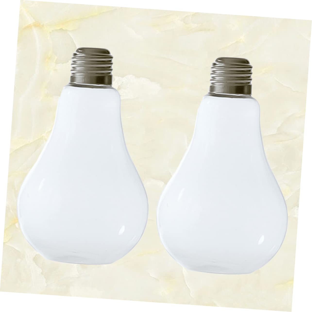 Gogogmee 2 Pcs Glass Lightbulb Vase for Hydroponic Plants Creative Terrarium Container Indoor Wall Hanging Planter for Home Decor Visible Water Level