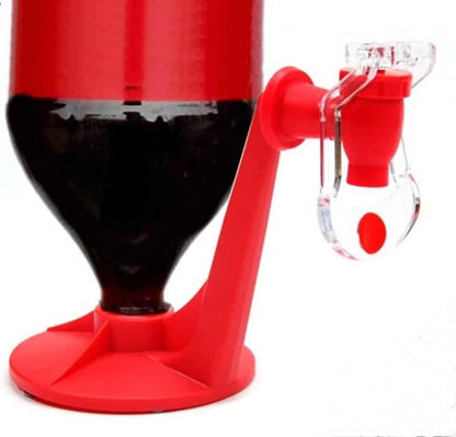 FIRSTONE 2 Liter Beverage Dispenser, 2 Liter Soda Dispenser for Fridge Coke Drink Dispenser Party Bar, Red