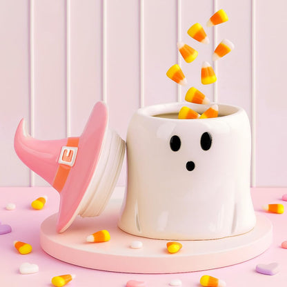 10 Strawberry Street Witchy Ghost Canister