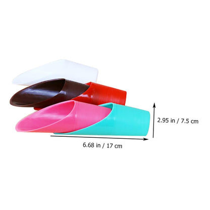 SUPVOX Bonsai Scoop 5pcs Plastic Plant Scoops Mini Garden Shovel Easy Cleaning Great for Potting Bonsai Mulch Random Color