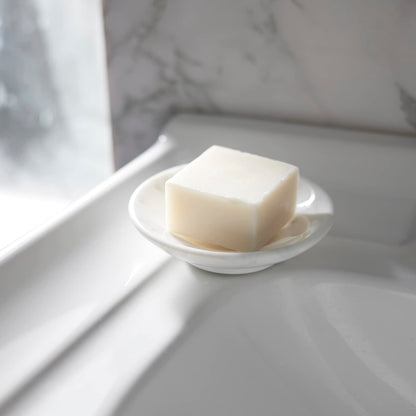 PHINILUX Italian 100% Marble Jewelry Dish,Ring Holder,Trinket Tray,Small Key Bowl,Nightstand & Table Accents Decor,4.33”,Carrara white