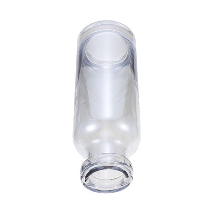Toyvian Glass Hydroponic Vase for Desktop Plants, Small Ocean Blue Glass Planter, Home and Garden Decoration Terrarium