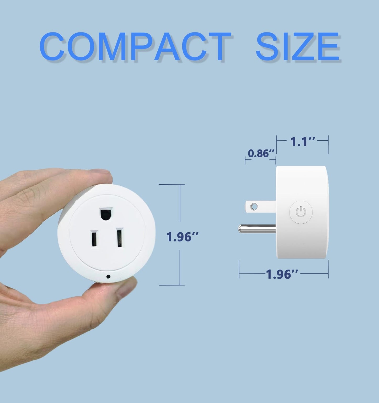 ExIoTy Smart Plug, Works with Alexa, Simple Setup with One Voice Command, Remote Control, Timer & Schedule & Group Controller, Bluetooth Mesh Outlet, Alexa Echo Required, ETL & FCC Certified (4 Pack)