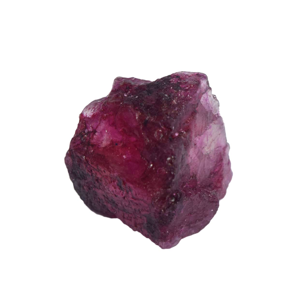 GEMHUB Loose Gemstones Beads Natural Crystals And Healing Stones 22 Carats Raw Rough Ruby Healing Crystals For Jewelry Making
