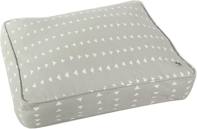 Molly Mutt Dog Crate Pad Cover, 100% Cotton Canvas Mat for Dog or Puppy Crate Bed, Durable, Washable, and Free of Harmful Chemicals, Pre-Shrunk, 42"x28"x2.5", Be Still