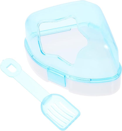 Small Pet Bathtub Hamster Dust Bath Container Chinchilla Bathing Tub Easy to Move Store Material