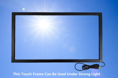 DeYoWo 50 Inch Interactive 10 Points Infrared IR Touch Screen Overlay Frame Free Driver