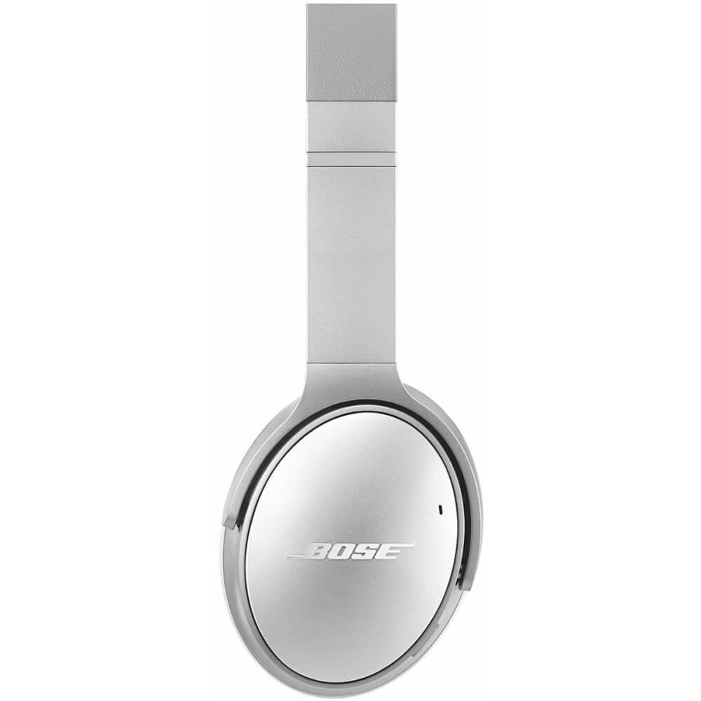 Bose QuietComfort 35 II Noise Cancelling Bluetooth Headphones— Wireless, Over Ear Headphones with Built in Microphone and Alexa Voice Control, Silver