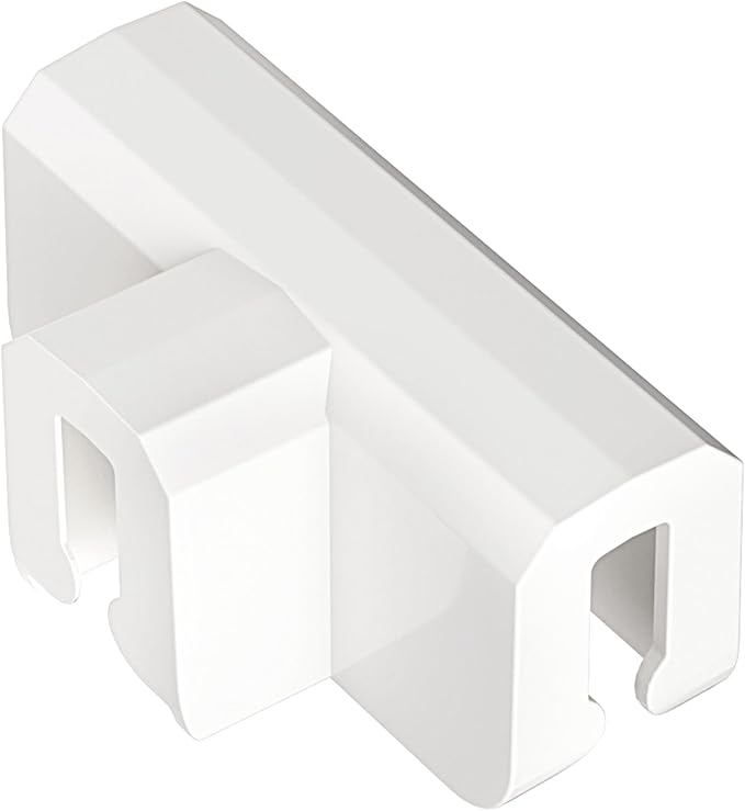 Dog Pen Clear Dog Playpen Connector Buckles for LoveTail Dog Pen, Easy to Install and Remove Dog Playpen Attachment,Clear Dog Play Pen Attachment (White, 23.6" H, Two Pairs Negative T)