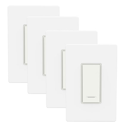 BN-LINK Smart Electrical Outlet with 2 Controlled Plugs and Type-C Charging, in-Wall Smart Wi-Fi Outlet with Voice and APP Remote Control, Compatible with Alexa and Google Assistant, 2.4GHz Wi-Fi Only