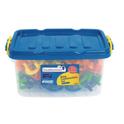 Excellerations Construction Toys, STEM Toys, Blocks, Builders, Connection Educational Toys, Ages 3 Years and up, Preschool Manipulatives for Classroom or Home School Use