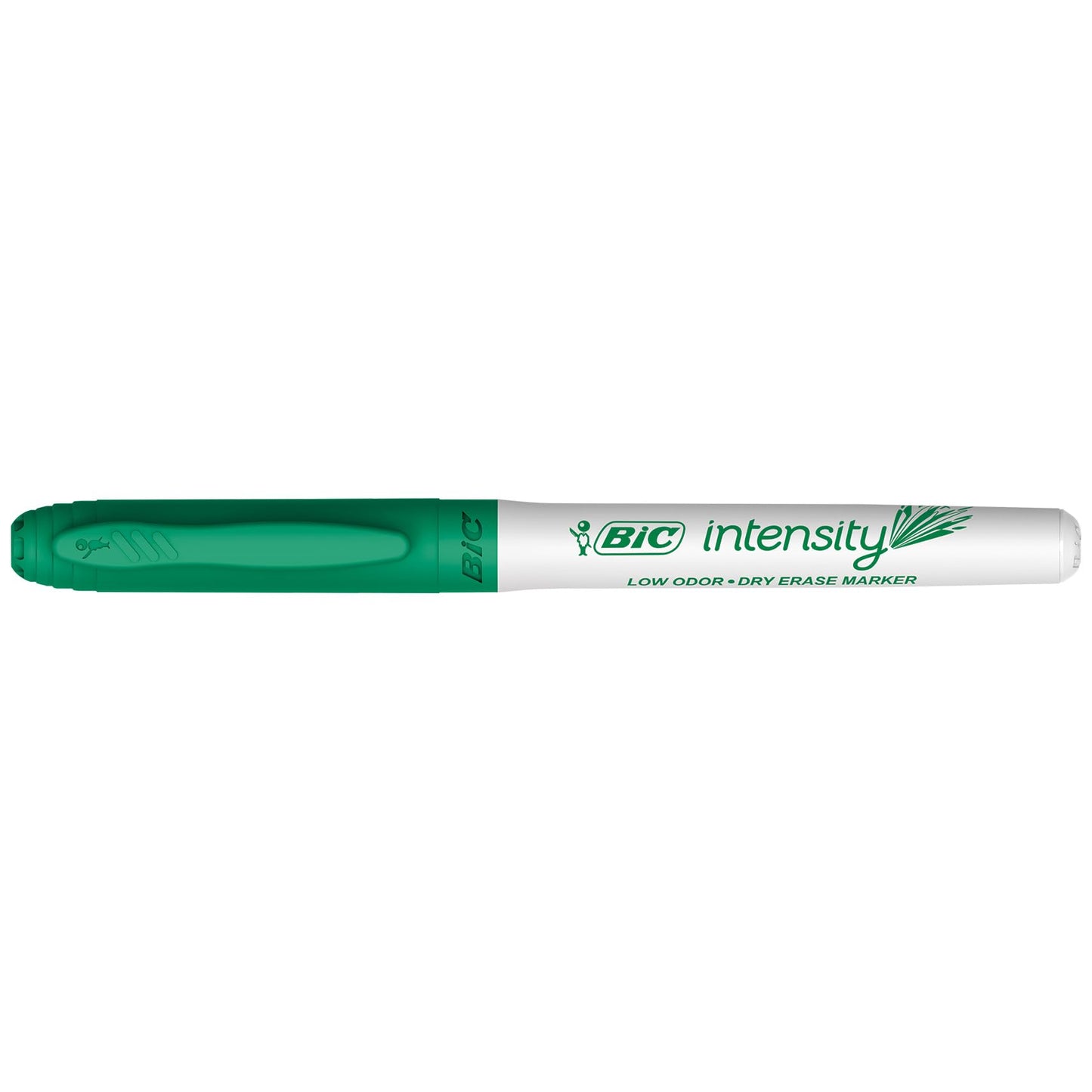BIC Intensity Green Low Odor Dry Erase Markers, Fine Tip, 12-Count Pack of Erasable Markers With Low-Odor Ink for a Pleasant Writing Experience