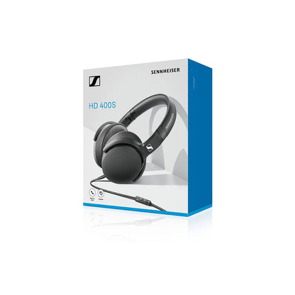 Sennheiser HD 400S Closed-Back Over-Ear Wired Headphones – Lightweight Foldable Design, Inline Smart Remote, Balanced Sennheiser Sound, Comfortable Noise-Reducing Fit