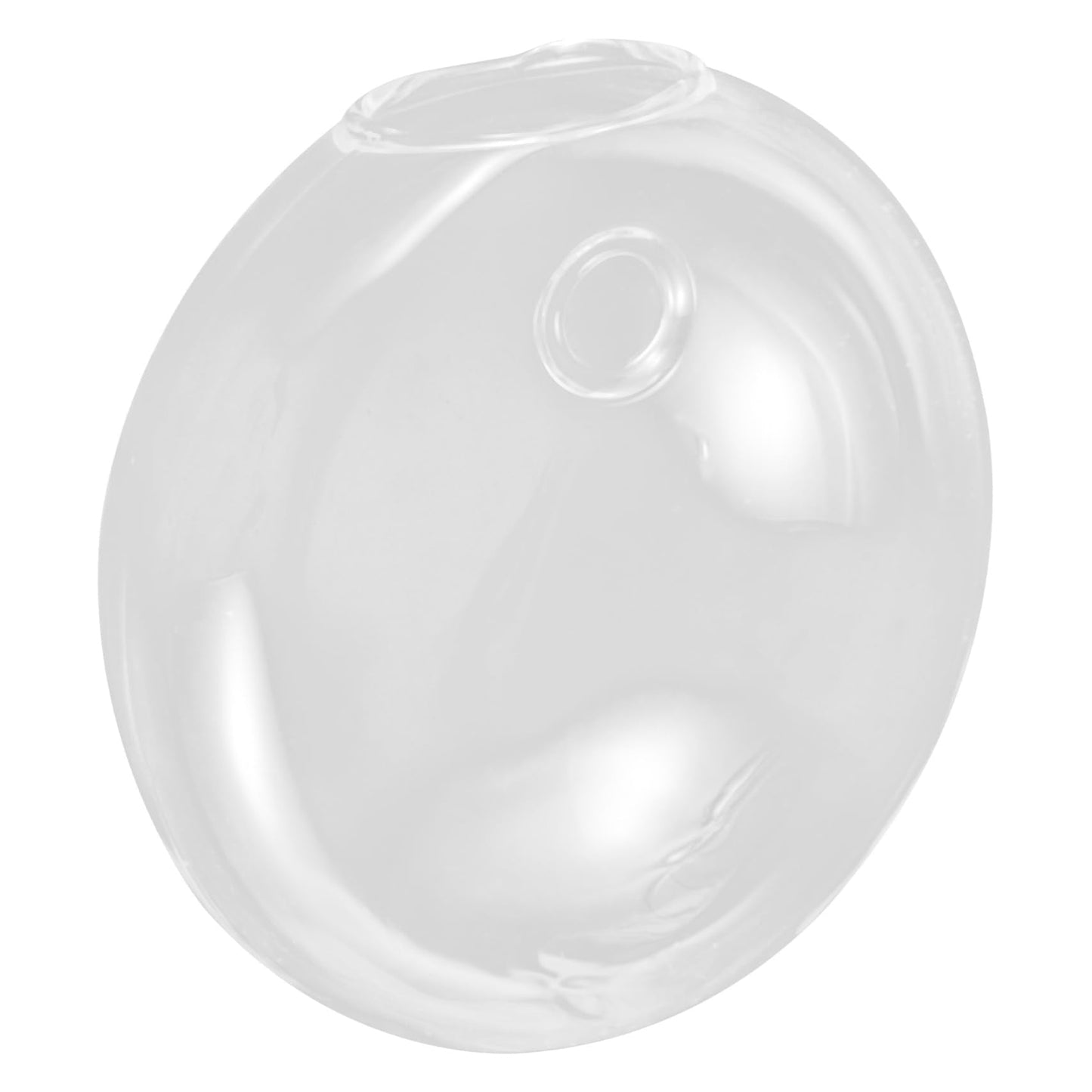 Zerodeko Transparent Glass Wall Hanging Planter Vase for Hydroponic Plants Space Saving Glass Terrarium Container for Indoor Home Decor Easy to Clean and Maintain Suitable for Small
