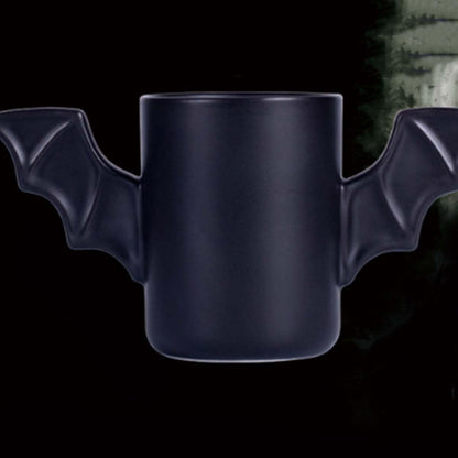 Hyzone Creative Bat Shaped Ceramic Coffee Cup, Water Cups With Peculiar Designs, Fashionable Tea Cups (Bat)
