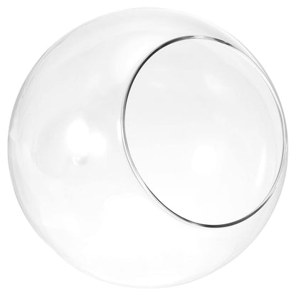 PATIKIL Round Globe Terrarium Air Plant Planter, 6.3 Inch High Borosilicate Glass Table Decorations for Succulent, Tillandsia, Clear