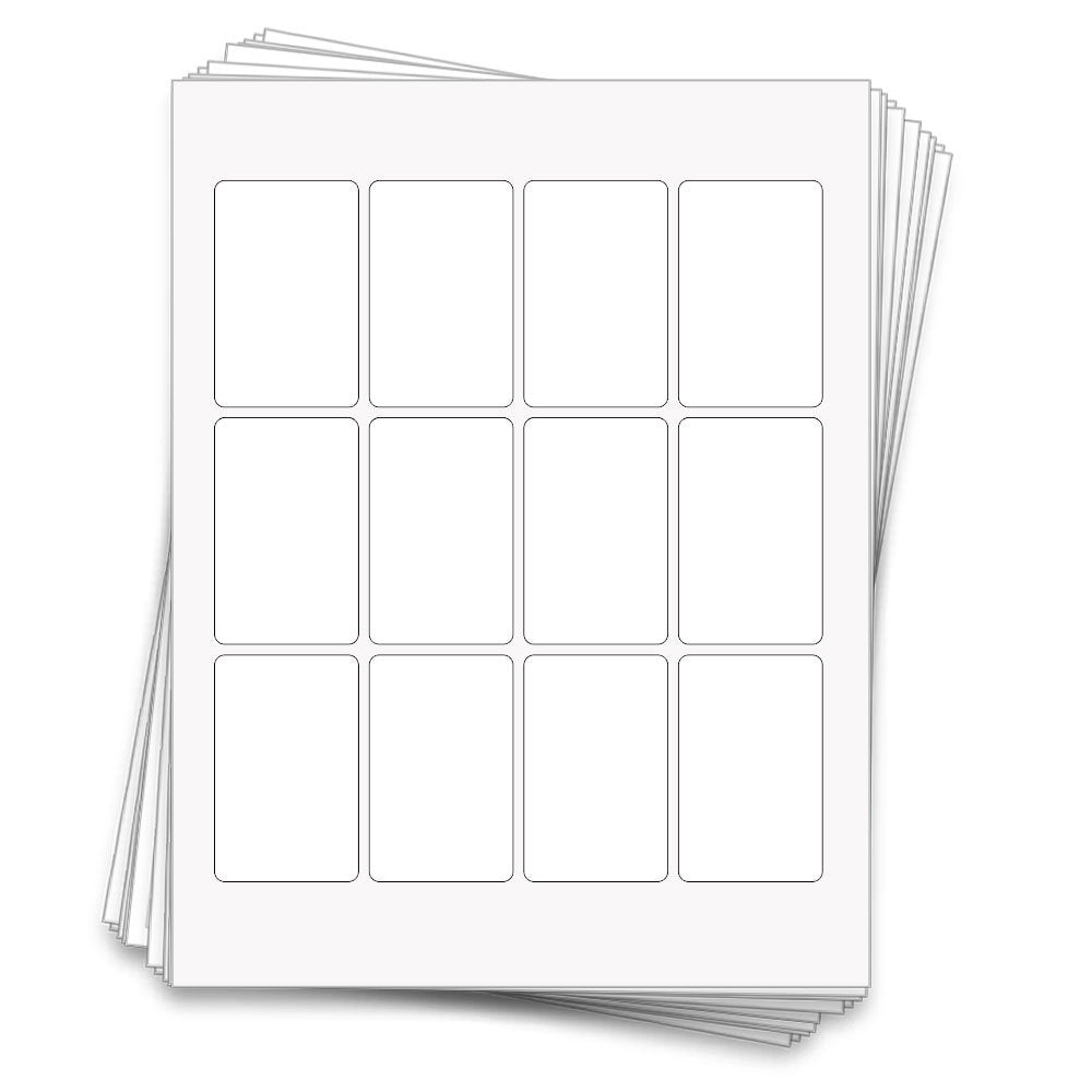 120 Waterproof Jar Labels for 4oz Containers - 1.75x2.75” Printable Adhesive Stickers for Candles, Cosmetics & Small Business Products