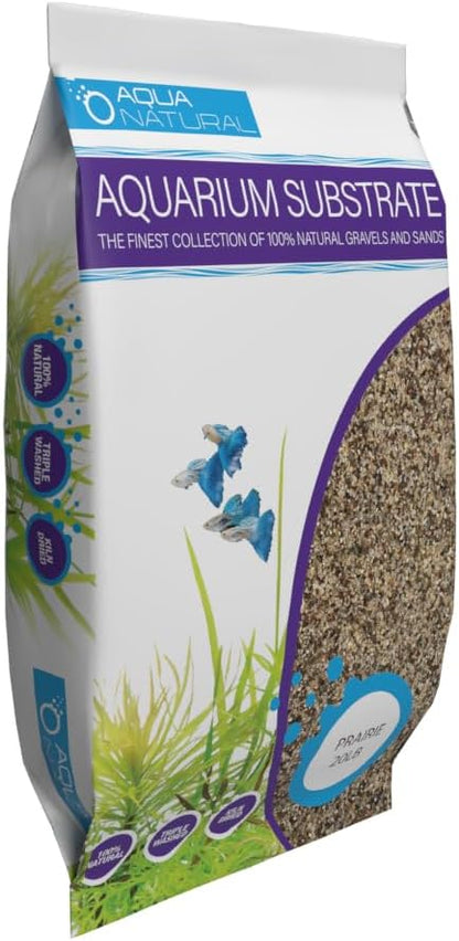 Aqua Natural Prairie Sand 20lb Substrate for aquascaping, Aquariums, vivariums and terrariums