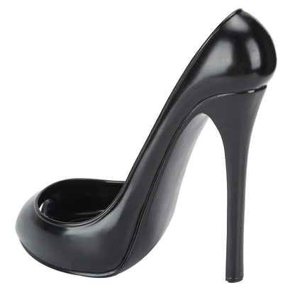 HAOHIZE High Heel Wine Holder, Black High Heel Shaped Wine Bottle Holder Shoe Shape Wine Rack Wine Bottle Holder Display Stand for Wedding Party Home Decor