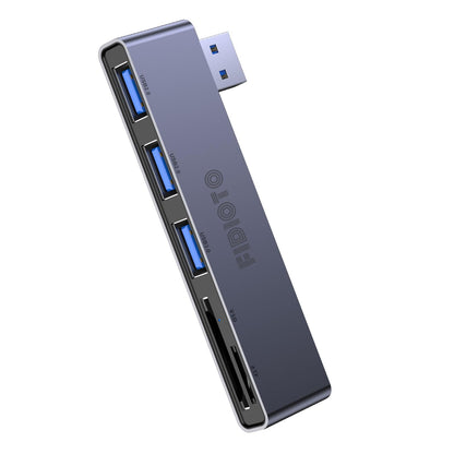 Fidioto USB Hub, 4-Port USB Splitter(1 * 3.0 Hub, 3 * 2.0 Hub) USB Splitter USB Expander for Laptop,Windows PC,Mac,Printer,Flash Drive,Mobile HDD, Notebook PC