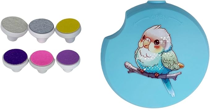 Small Bird Beak Grinder with Electric Motor Nails File Electric Trimmer for Parrots Portable Design Low Noise Operations Quiet Grinder