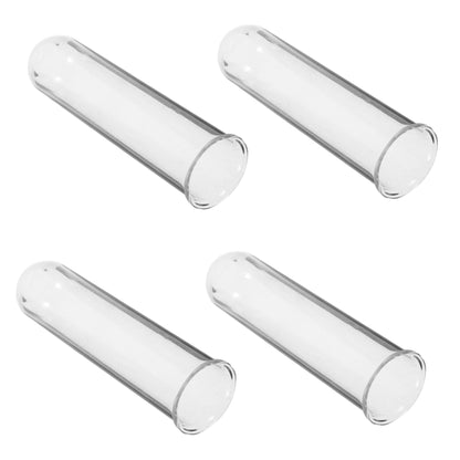 HOLIDYOYO 4pcs Hydroponic Glass Test Tube Planter Elegant Terrarium Flower Vase for Decor Container for Plant Propagation and Display