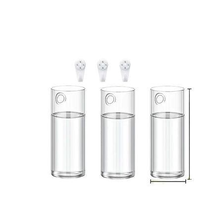 Glass Vase Vase 3Pack Wall Hanging Glass Planters Plant Terrarium Plants Holders Air with Plastic Invisible Traceless Hangers(3Pcs Large)
