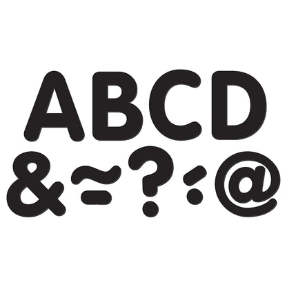 Black Classic 2" Magnetic Letters (TCR77188)