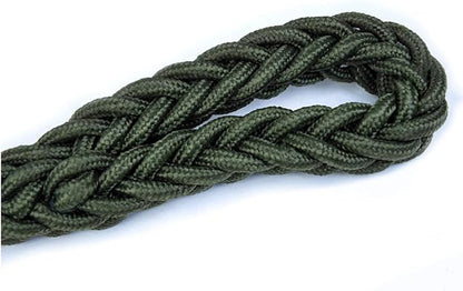 Love Dream Dog Collar and Leash Set, Heavy Duty Nylon Braided Rope Strong 4 FT Dog Leash and Martingale Training Collar for Small Medium Large Dogs Training and Walking (Green)