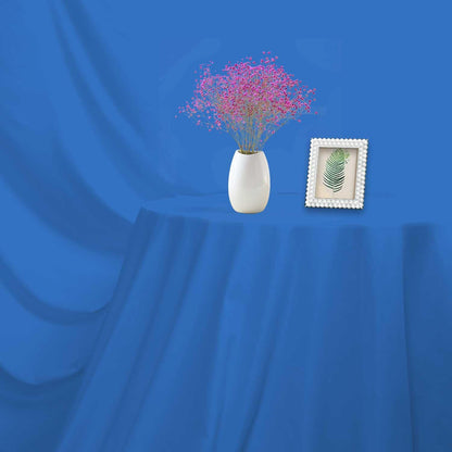 Blue Photo Backdrop for Photoshoot Blue Background for Photography Photo Backdrop Curtain for Party 6 x 9 FT