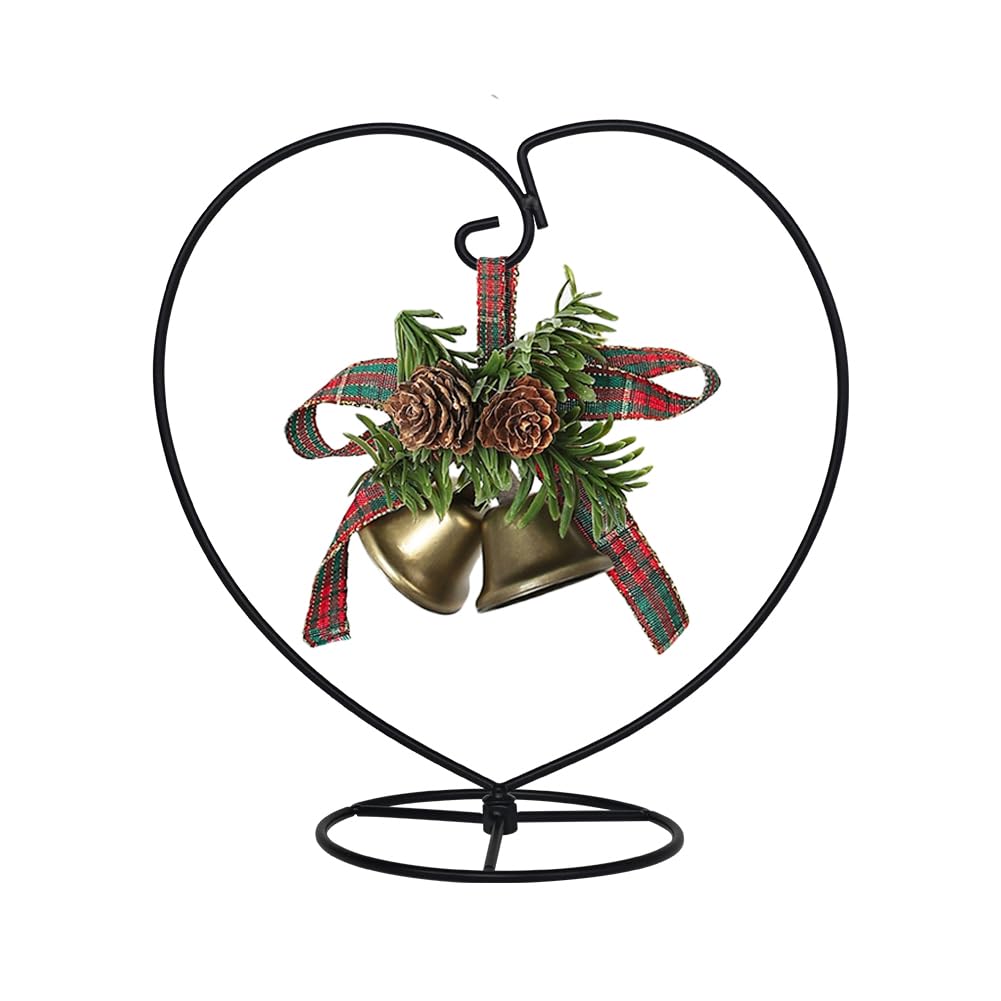 CXLE Ornament Display Stand,Iron Pothook Stand for Hanging Glass Globe, Air Plant Terrarium, Witch Ball, Christmas Ornament and Home Wedding Decoration