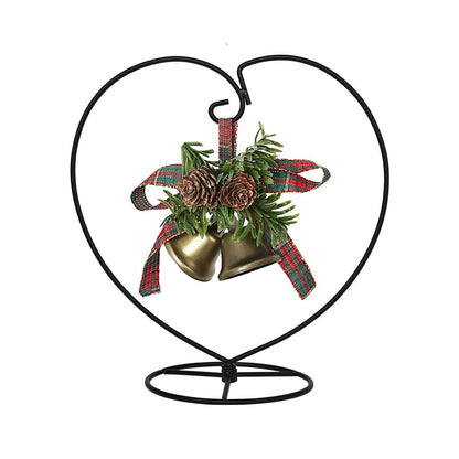 CXLE Ornament Display Stand,Iron Pothook Stand for Hanging Glass Globe, Air Plant Terrarium, Witch Ball, Christmas Ornament and Home Wedding Decoration