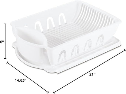 Sterilite 06418006 Ultra Sink Set - White