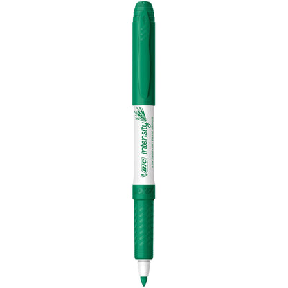 BIC Intensity Green Low Odor Dry Erase Markers, Fine Tip, 12-Count Pack of Erasable Markers With Low-Odor Ink for a Pleasant Writing Experience