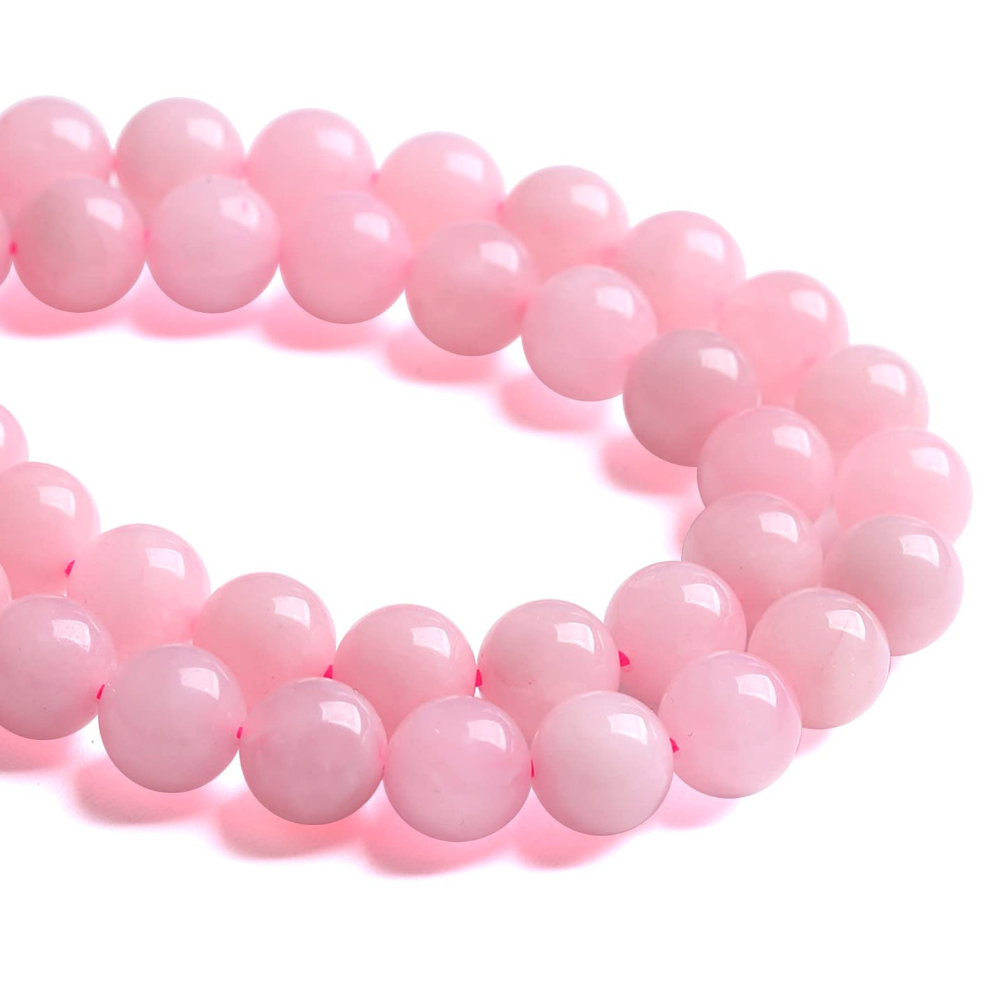 4MM 86PCS Natural Stone Brazilian Rose Quartz Crystal Beads for Jewelry Making DIY Bracelet