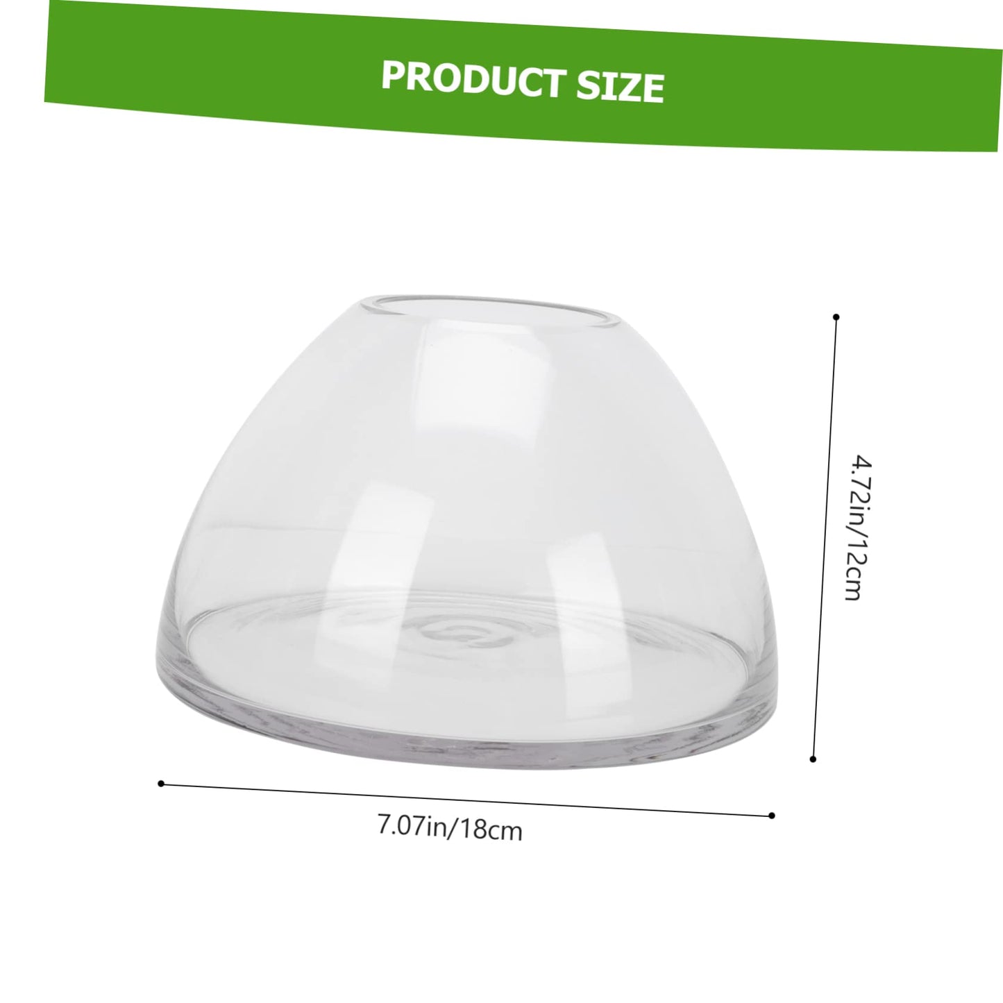YARNOW Landscape Bottle Glass Terrarium for Home Decor Indoor Plants and Display Diameter Height for Creative Miniature Gardens